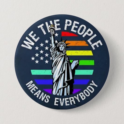 Badge Rond 7,6 Cm nous le peuple... (Devant)
