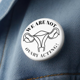 Badge Rond 7,6 Cm Nous n'agissons pas de manière ovale - droits de r