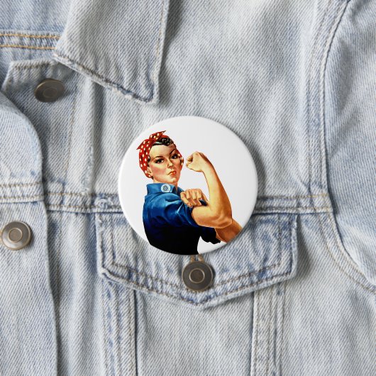 Badge Rond 7,6 Cm Nous Pouvons Le Faire ! (En situation)