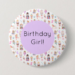 Badge Rond 7,6 Cm Nutcracker Anniversaire