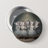 Badge Rond 7,6 Cm Nutcracker Ballet Fashion-Mice (Devant & derrière)