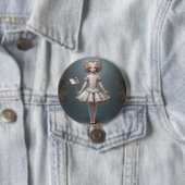 Badge Rond 7,6 Cm Nutcracker Ballet Fashion-Page Dancers (En situation)