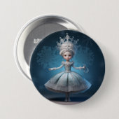 Badge Rond 7,6 Cm Nutcracker Ballet Fashion-Snow Queen (Devant & derrière)