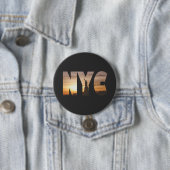 BADGE ROND 7,6 CM NYC (En situation)