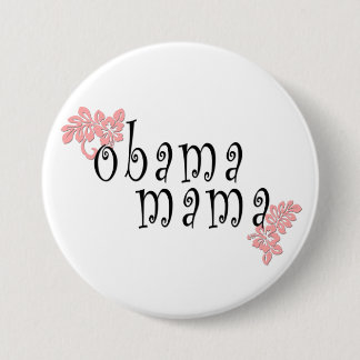 Badge Rond 7,6 Cm obama mama