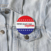 Badge Rond 7,6 Cm Obama n'a pas Cojones (En situation)