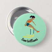 Badge Rond 7,6 Cm Obstacles (Devant & derrière)