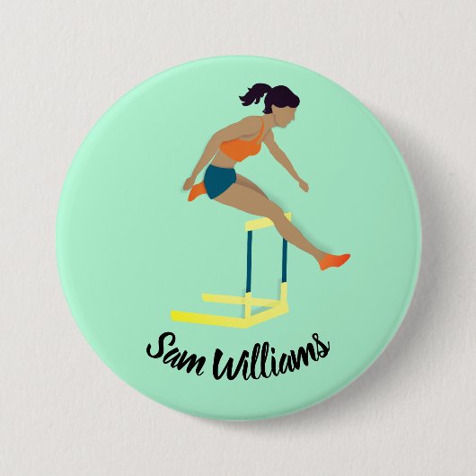 Badge Rond 7,6 Cm Obstacles (Devant)