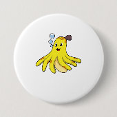 Badge Rond 7,6 Cm Octopus (Devant)