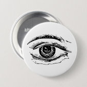 Badge Rond 7,6 Cm Oeil (Devant & derrière)
