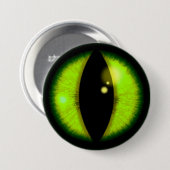 Badge Rond 7,6 Cm Oeil de dragons verts (Devant & derrière)