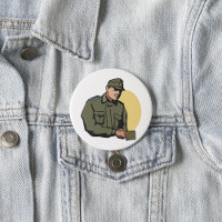 Officier militaire Soldat de l'Armée rétro