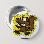 Badge Rond 7,6 Cm Oh regard… un écureuil ! ! ! (Devant & derrière)
