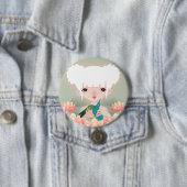 Badge Rond 7,6 Cm Oiseaux du paradis (En situation)