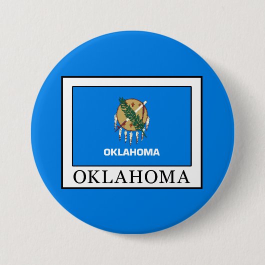 Badge Rond 7,6 Cm Oklahoma (Devant)