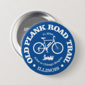 Badge Rond 7,6 Cm Old Plank Road Trail (vélo) (Devant & derrière)