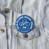 Badge Rond 7,6 Cm Old Plank Road Trail (vélo) (En situation)