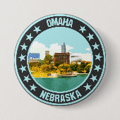 Badge Rond 7,6 Cm Omaha (Devant)