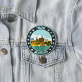 Badge Rond 7,6 Cm Omaha (En situation)