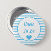 Badge Rond 7,6 Cm Oncle à être Baby shower (Devant & derrière)