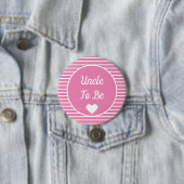 Badge Rond 7,6 Cm Oncle à être Baby shower (En situation)