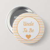 Badge Rond 7,6 Cm Oncle à être Baby shower (Devant & derrière)