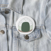 Badge Rond 7,6 Cm Onigiri (En situation)