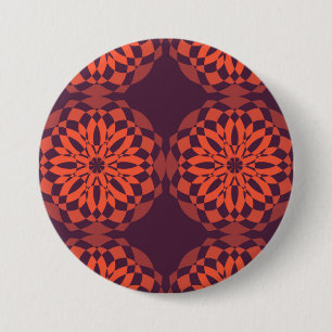 Badge Rond 7,6 Cm Orange purple cool, unique