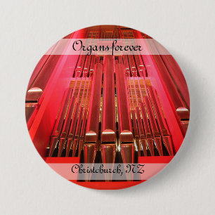 Badge Rond 7,6 Cm Organes pour toujours ! Bouton d'hôtel de ville d