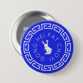 Badge Rond 7,6 Cm Origami chinois (Devant & derrière)