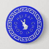Badge Rond 7,6 Cm Origami chinois (Devant)