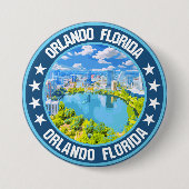 Badge Rond 7,6 Cm Orlando (Devant)