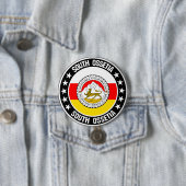 Badge Rond 7,6 Cm Ossétie du Sud (En situation)