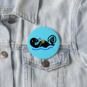 Badge Rond 7,6 Cm Otter - bouton (En situation)