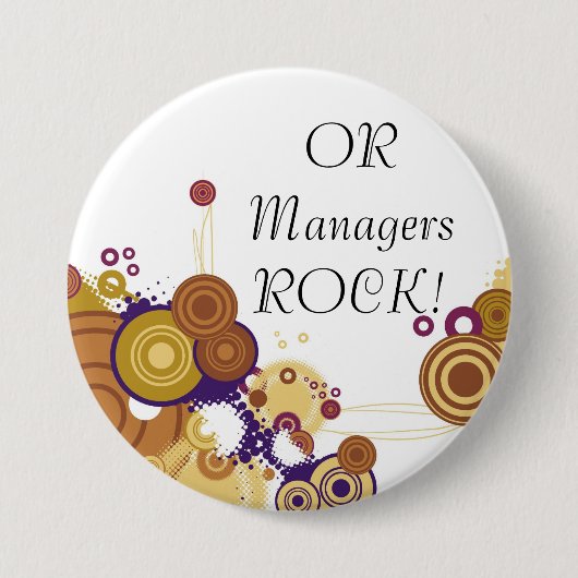 Badge Rond 7,6 Cm OU directeur 5 (Devant)
