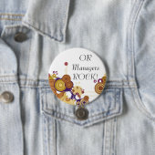 Badge Rond 7,6 Cm OU directeur 5 (En situation)