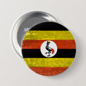 Badge Rond 7,6 Cm Ouganda (Devant & derrière)