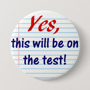 Badge Rond 7,6 Cm Oui, ça sera à l'épreuve !