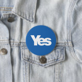 Badge Rond 7,6 Cm Oui l'indépendance écossaise 2014 de l'Ecosse (En situation)