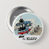 Badge Rond 7,6 Cm Outre de la FALAISE ! (Devant & derrière)