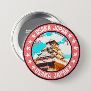 Badge Rond 7,6 Cm Ozaka