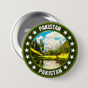 Badge Rond 7,6 Cm Pakistan