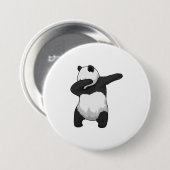 Badge Rond 7,6 Cm Panda à Hip hop Dance Dab (Devant & derrière)