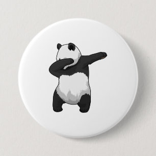 Badge Rond 7,6 Cm Panda à Hip hop Dance Dab