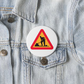 Badge Rond 7,6 Cm Panneau de signalisation routière Avertissement de
