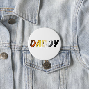 Badge Rond 7,6 Cm Papa aux couleurs de la fierté des ours – Création