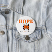 Badge Rond 7,6 Cm Papillon Leukemia Hope (En situation)