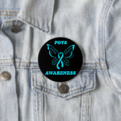 Badge Rond 7,6 Cm Papillon/Prise de conscience...POTS (En situation)