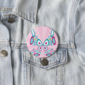 Badge Rond 7,6 Cm Papillon rétro Abstrait Pop Art (En situation)