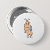 Badge Rond 7,6 Cm Papillon sans ailes (Devant & derrière)